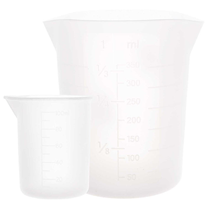 Rico - Silicone Measuring Cups - 2 Pcs - 100 ml & 350 ml
