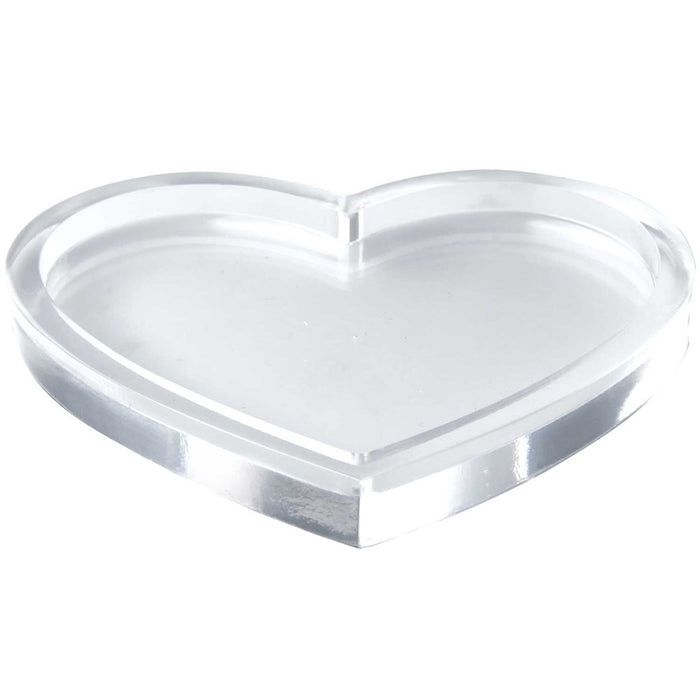 Rico - Silicone Mould Coaster Heart - 9 -6 X 10 X 1 -2 Cm