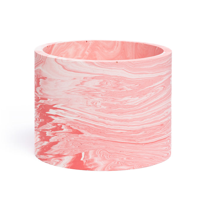 Fred Aldous Jesmonite Plant Pot Large - Marbled Pink