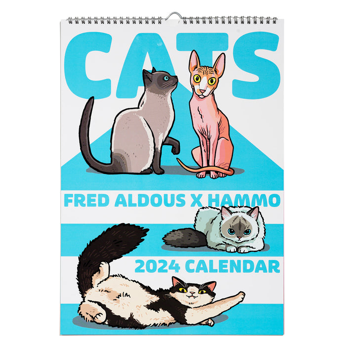 FA X Hammo 2024 Cats Calendar