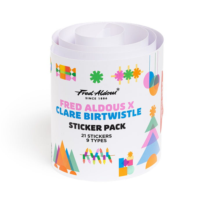 Fred Aldous X Clare Birtwistle Sticker Pack Medium