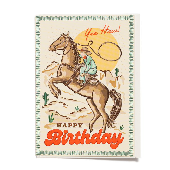Yee Haw! Happy Birthday Card