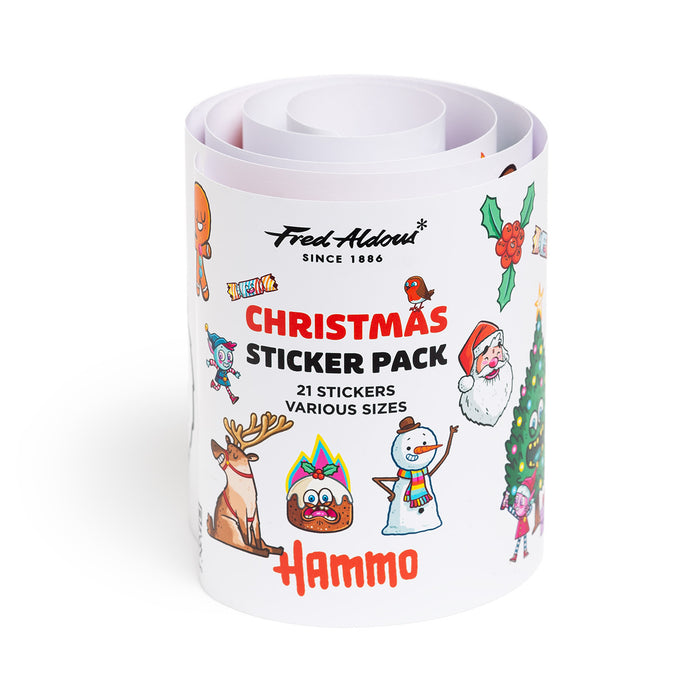 Fred Aldous X Hammo Christmas Sticker Pack Medium