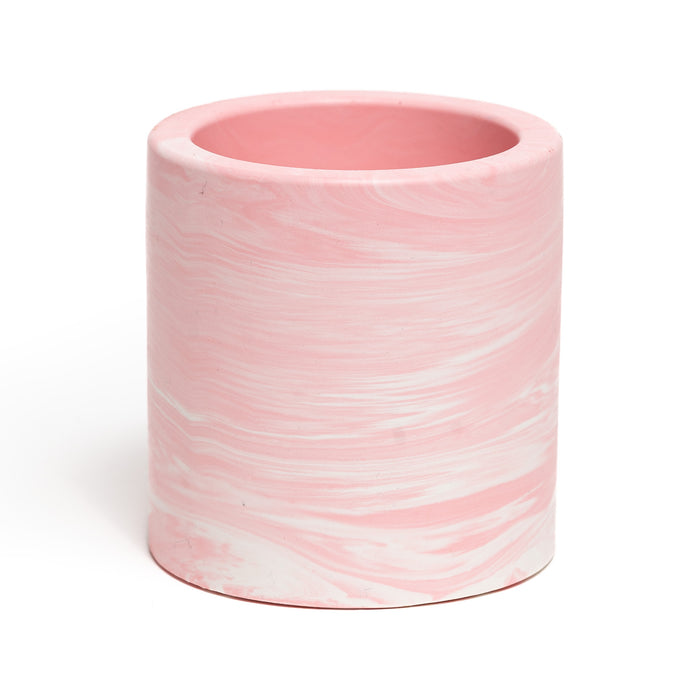 FA Jesmonite Plant Pot - Marbled Pink