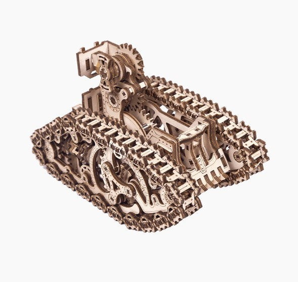 Wood Trick Steam Tank Mechanical Model