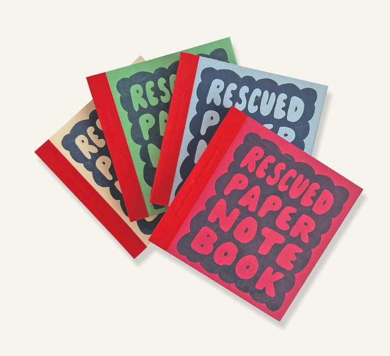 Small Rescued Paper Notebook (Assorted Colours)