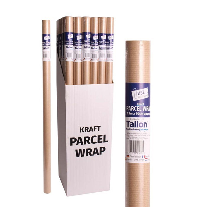 Tallon Parcel/Kraft wrap 2.5M x 70cm