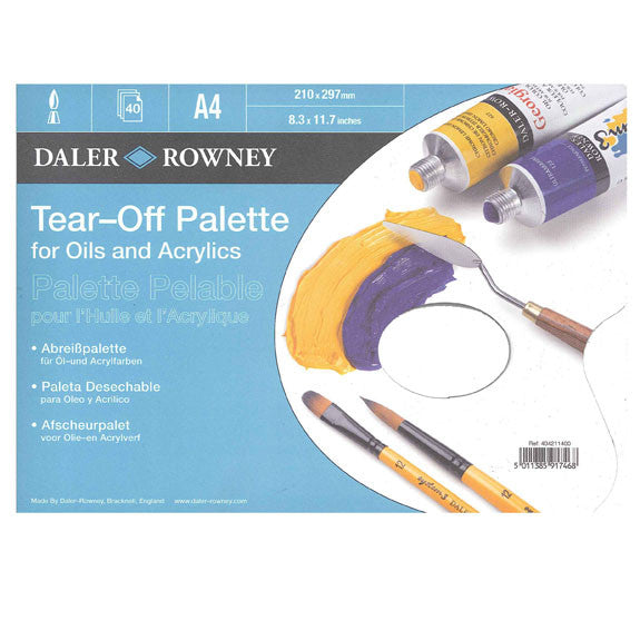 Daler Rowney Acrylic Tear-Off Palette