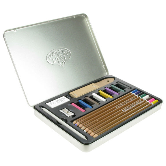 Royal Tin Sets - Pastel Pencil