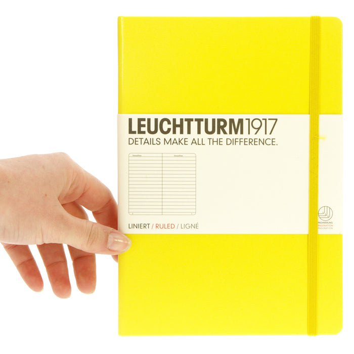Leuchtturm 1917 Notebook Medium Ruled Lemon