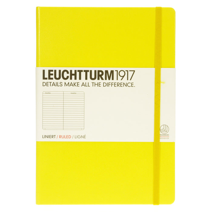 Leuchtturm 1917 Notebook Medium Ruled Lemon