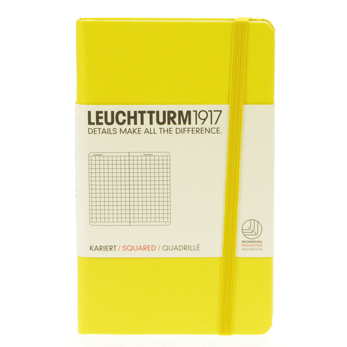 Leuchtturm 1917 Notebook Pocket Squared Lemon