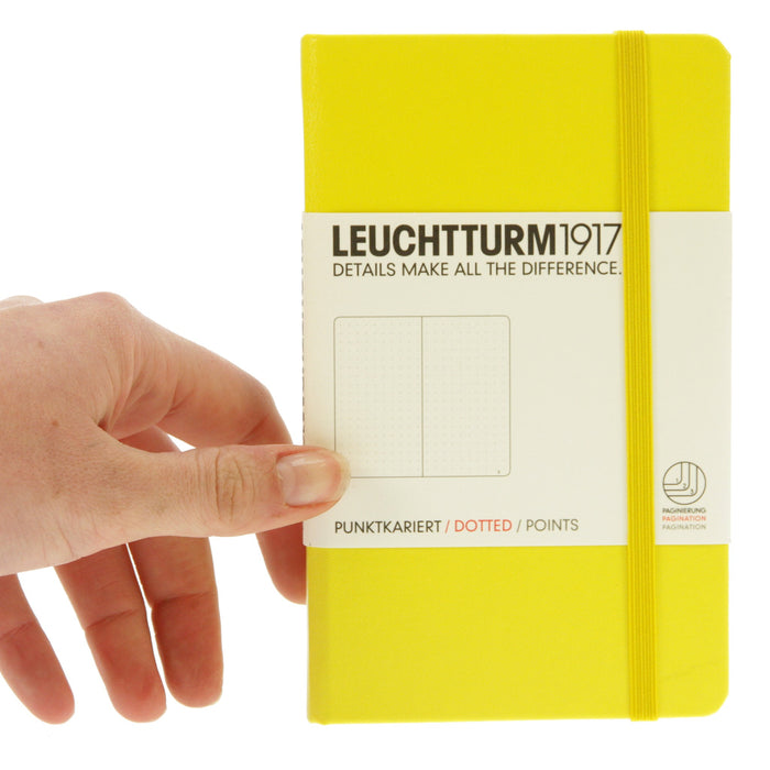 Leuchtturm 1917 Notebook Pocket Dotted Lemon