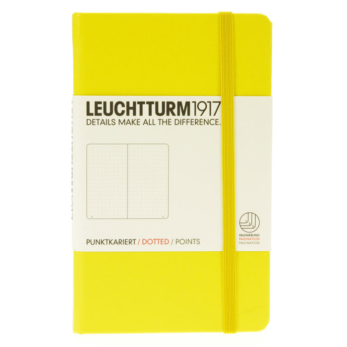 Leuchtturm 1917 Notebook Pocket Dotted Lemon