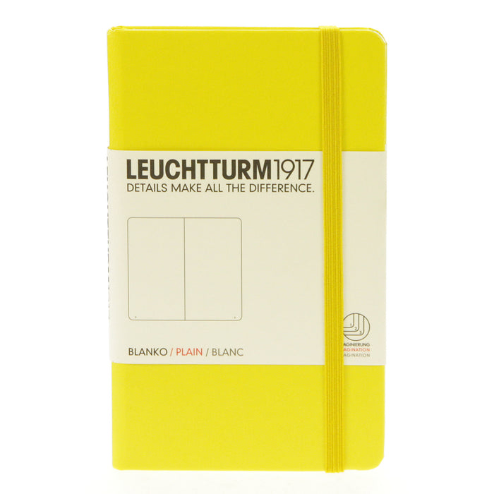 Leuchtturm 1917 Notebook Pocket Plain Lemon