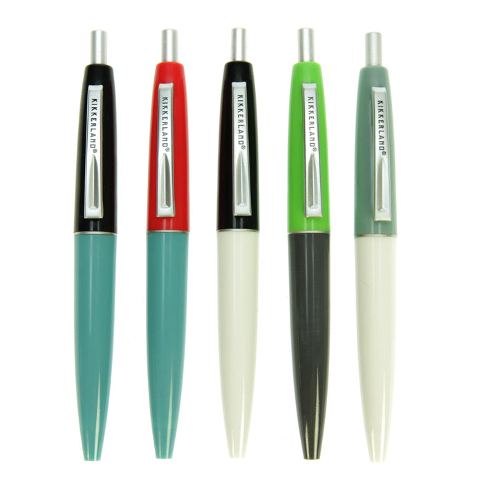 Kikkerland - Mini Retro Pens Set of 5