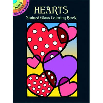 Little Stained Glass Hearts