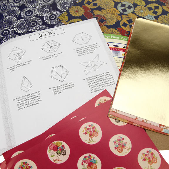 Origami Paper - Kimono Patterns - Small