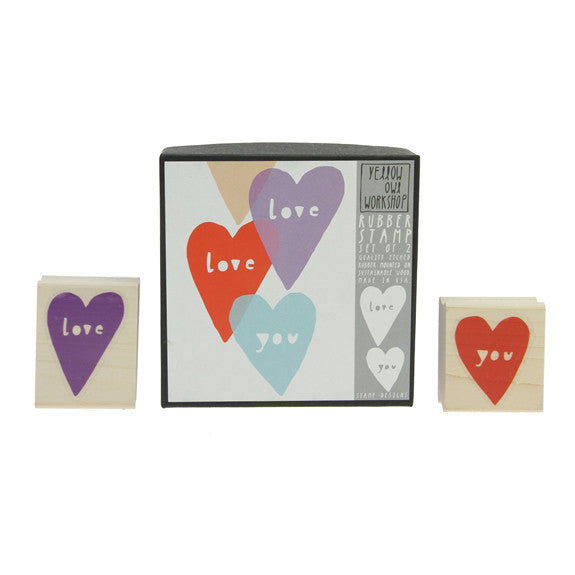Yellow Owl Workshop Stamp Set - Love You