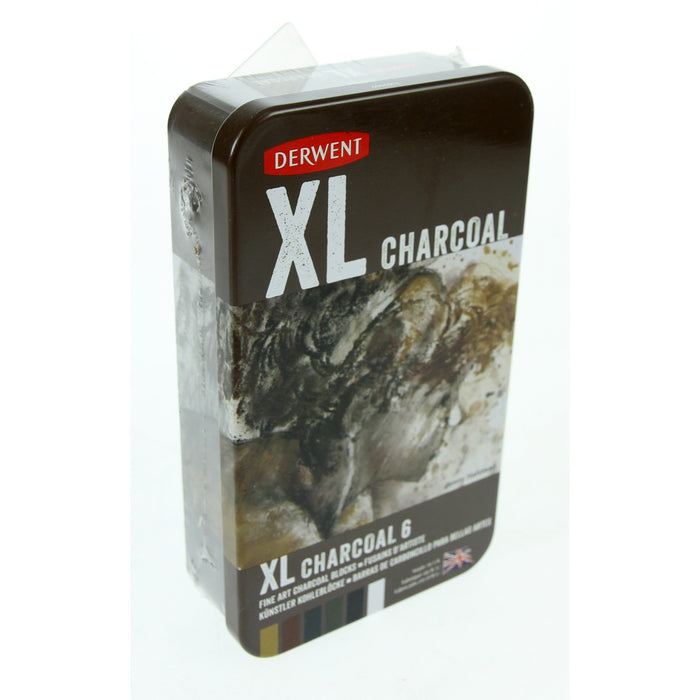 Derwent XL Charcoal 6pk