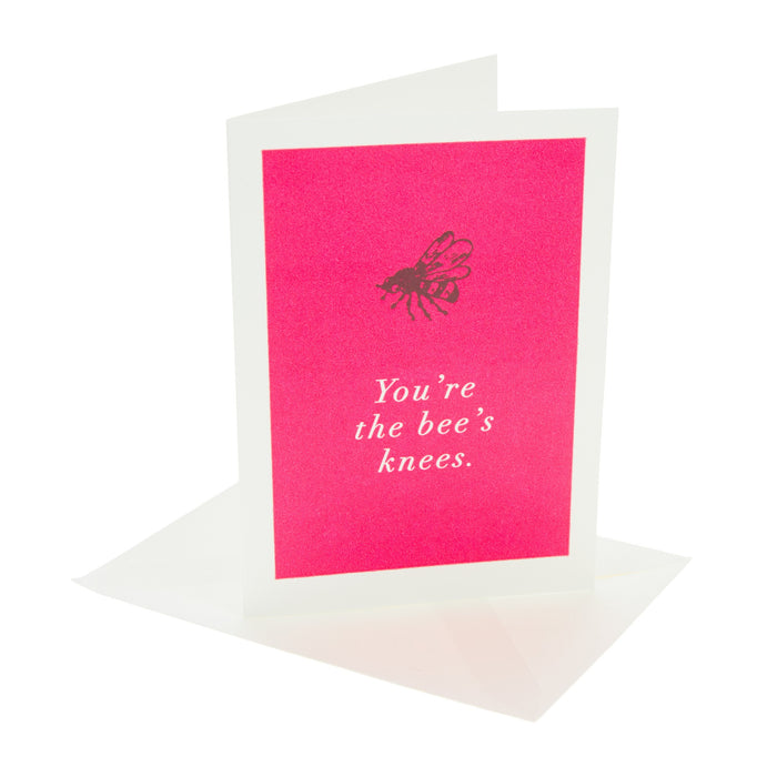 Pink Bee's Knees Card