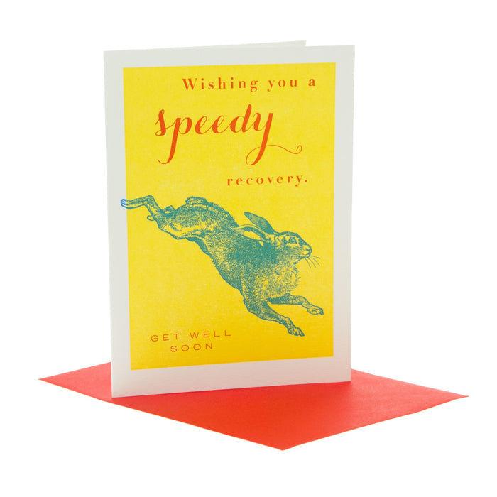 Speedy Recovery Hare Card