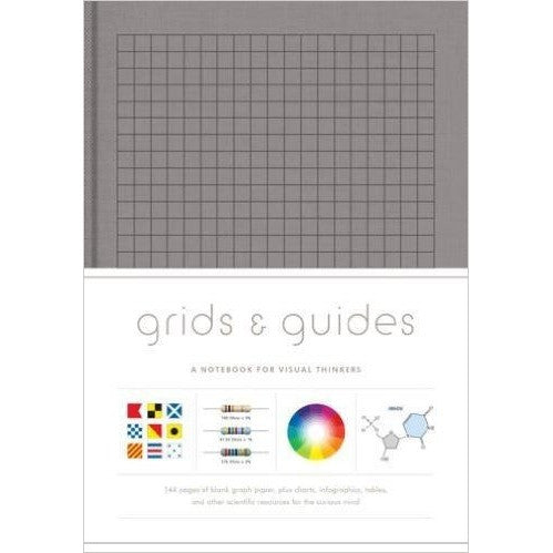 Grids And Guides Grey Notebook