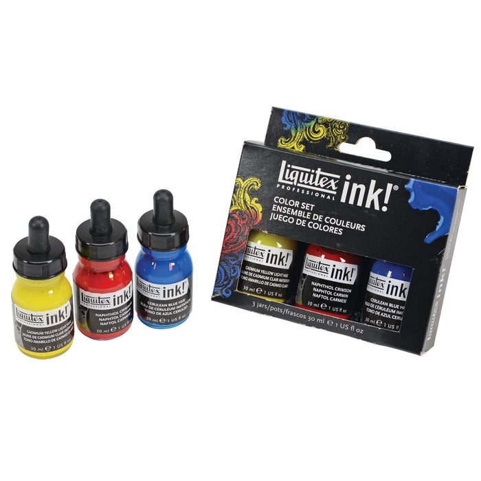 Liquitex Ink Color Set 3x30ml