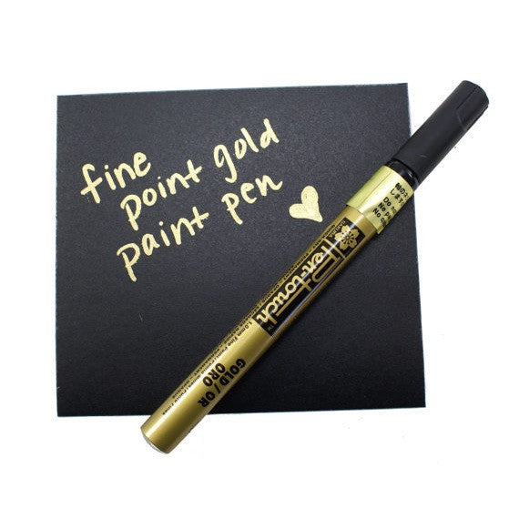 Gold Pen Touch Marker Fine