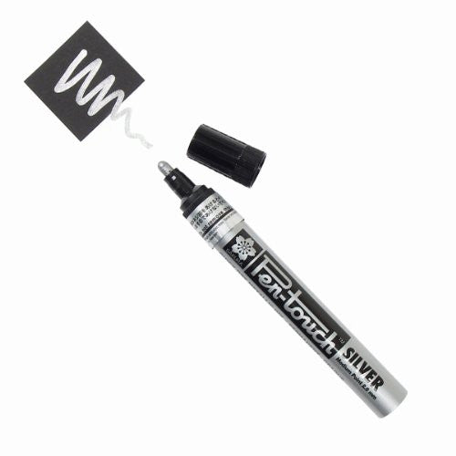 Silver Pen Touch Marker Medium