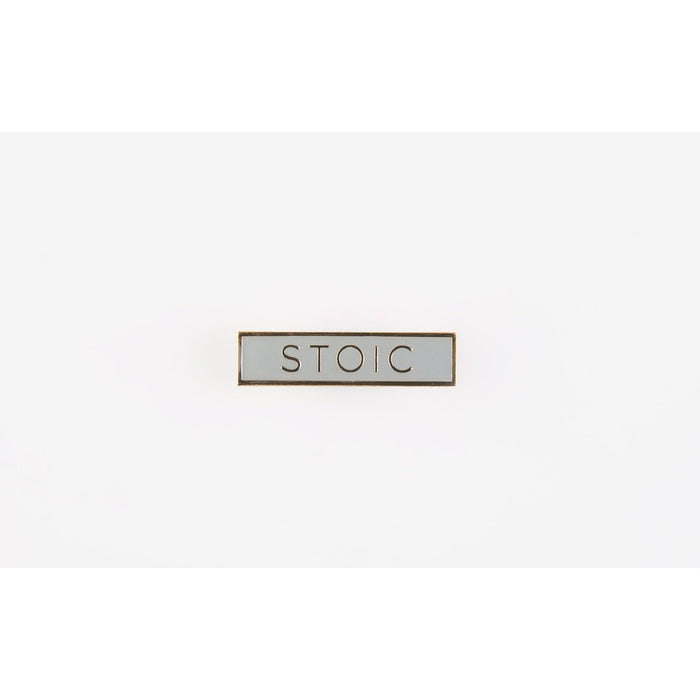 Stoic Pin Badge