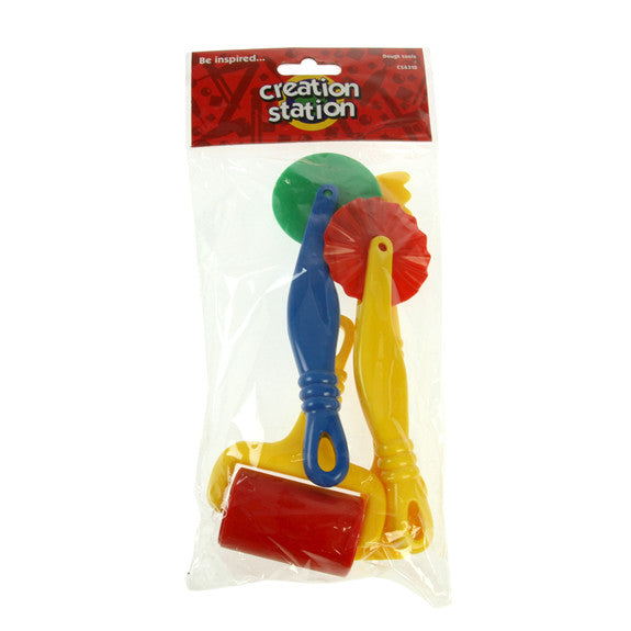 Plastic Dough Tools - 4 Pack