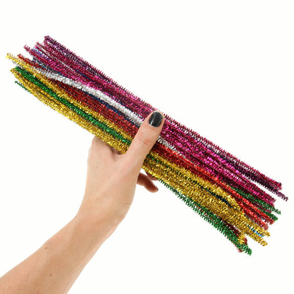 Tinsel Pipe Cleaners 40 Pack
