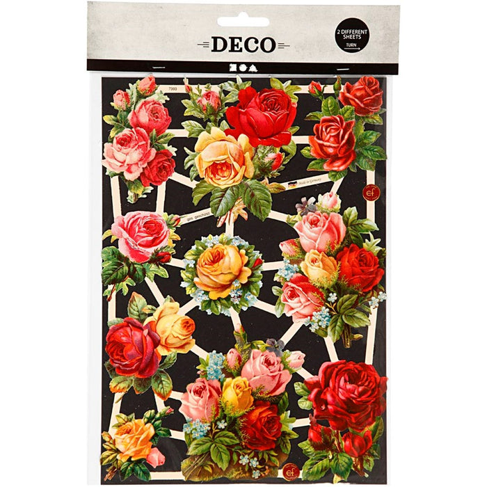 Vintage Die-Cuts Roses