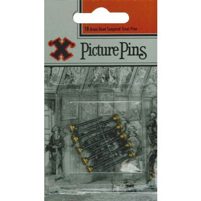 X Brass Head Pins