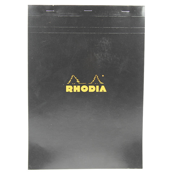 Rhodia Black Head Stapled Pad 21X29.7Cm Sq.5X5 182009C