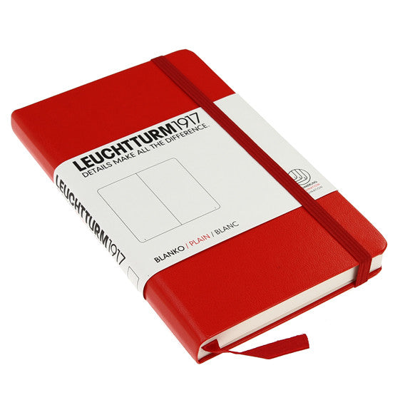 Leuchtturm 1917 Red Pocket Notebook Plain