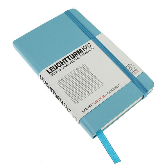 Leuchtturm 1917 Pocket Notebook Squared Turquoise