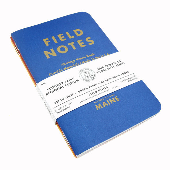 FIELD NOTES x 3 Notebooks - County Fair Edition