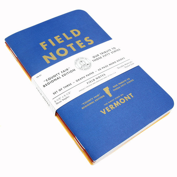 FIELD NOTES x 3 Notebooks - County Fair Edition