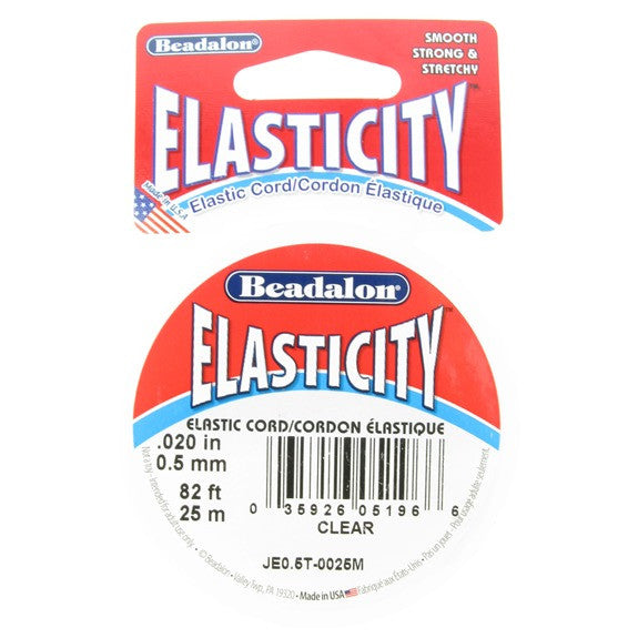 Beadalon Elasticity Clear 25M