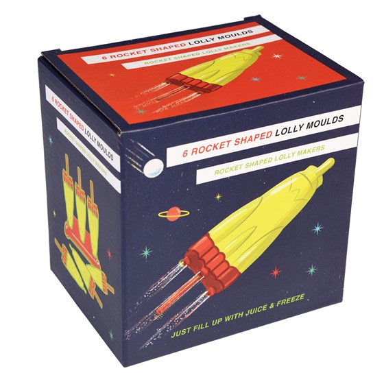 Space Age Rocket Ice Lolly Moulds
