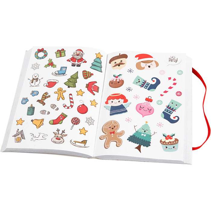 Sticker Book Christmas Motifs