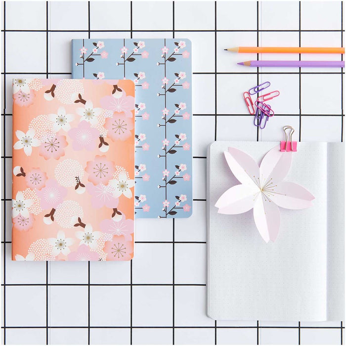 Notebooks Sakura Sakura Din A5 Orange/Blue Fsc Mix