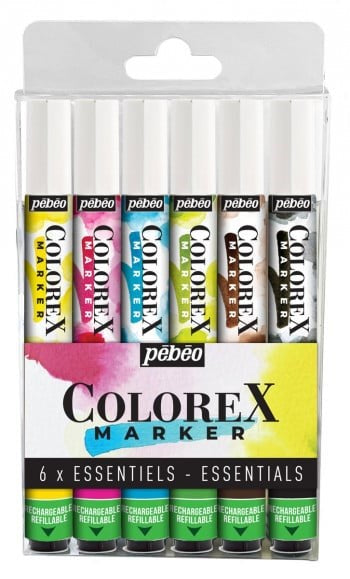 Colorex Markers Essentials Pack x 6
