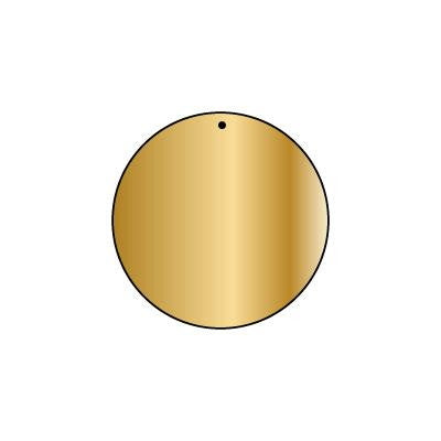 Copper Blank CB73 37 mm Round Pack of 5