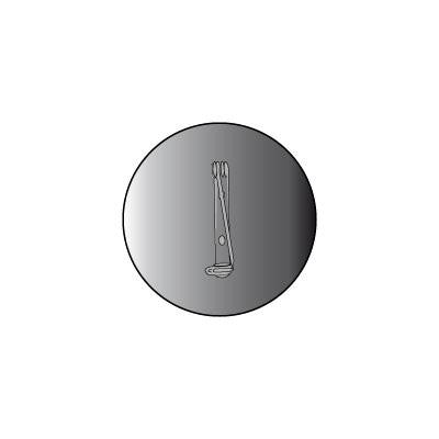 P19 Brooch 63mm Round. Pack of 10.