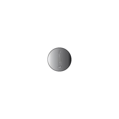 P6 Brooch 28mm Round. Pack of 10.