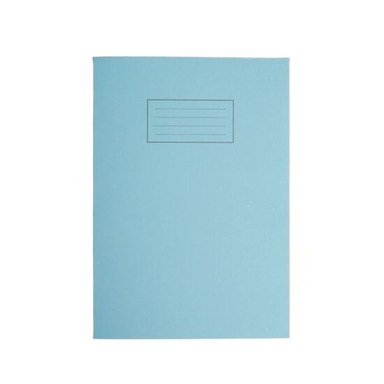 Exercise Book A4 Plain - Blue
