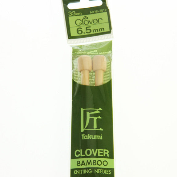 Clover Takumi Bamboo Knitting Needles - 6.5mm - 2pk